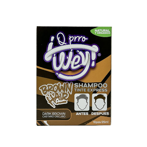 Caja Tintes Q Prro Wey Castaño Obscuro 10Pza