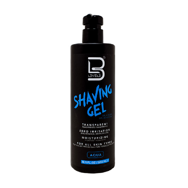 L3VEL3 Shaving Gel Aqua 500 ml