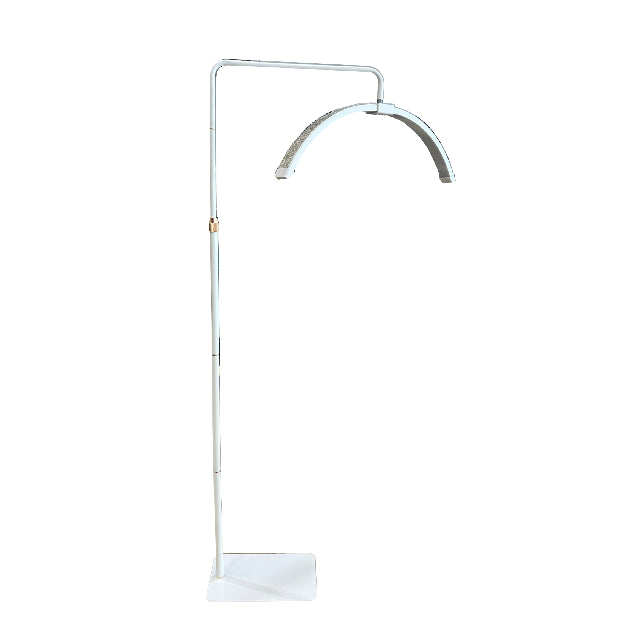 Lampara Led Zg Media Luna Con Pedestal Yx-13Pro Blanca
