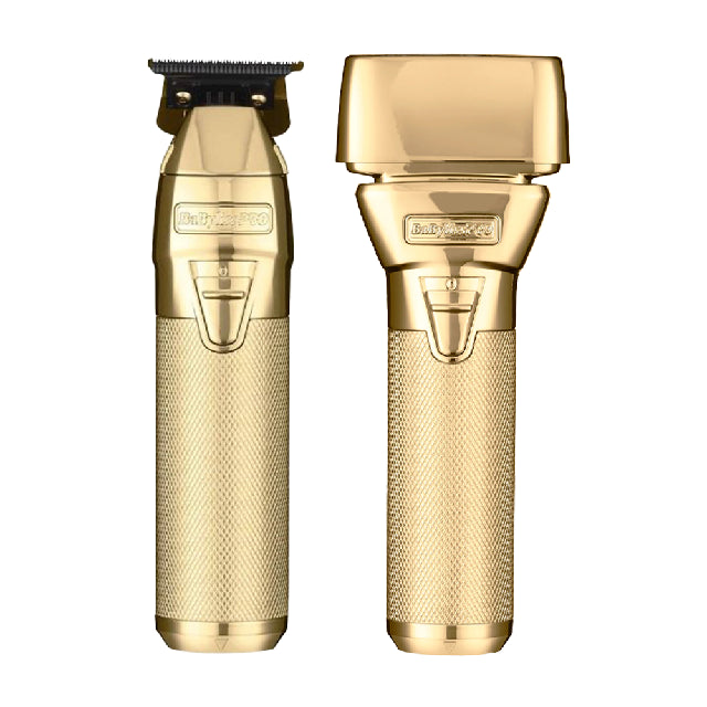 Combo Babyliss Shaver Y Skeleton Fx One Gold + Cargador Con 2 Baterias