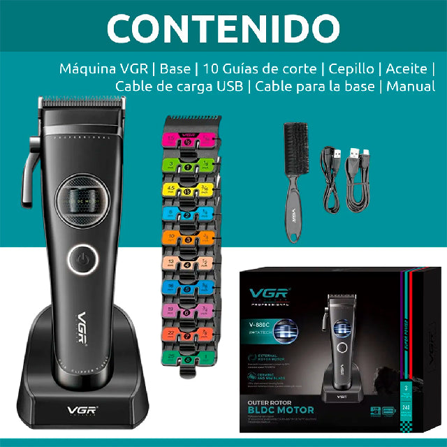 Clipper Vgr Rotatech Negra V-880C Emp 20