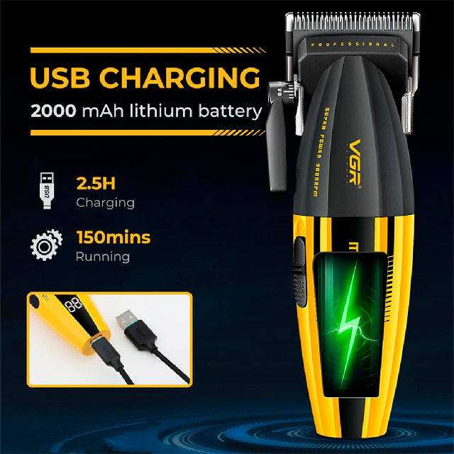 Clipper Vgr Muscular C1 Negro Dorado V-285 Emp 20