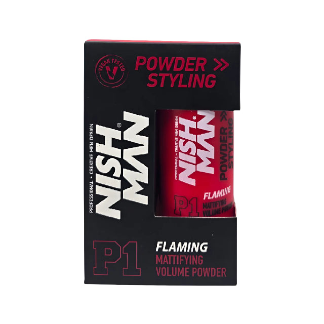 Polvo Voluminizador Nish Man P1 Flaming ROJO 20g Emp48