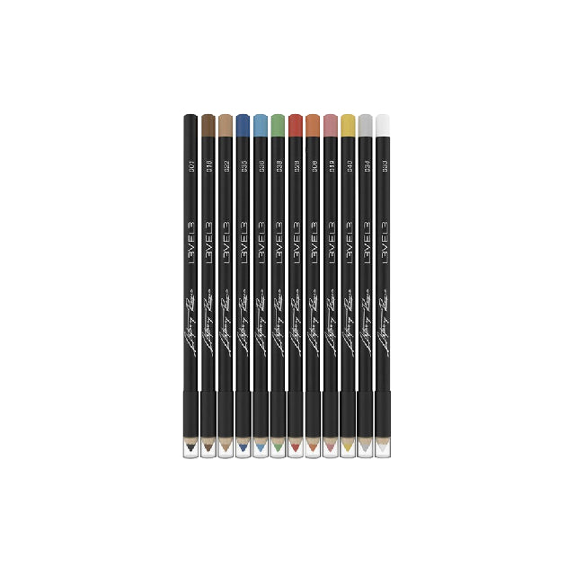 Combo Lapiz Delineador Level3 12 pza