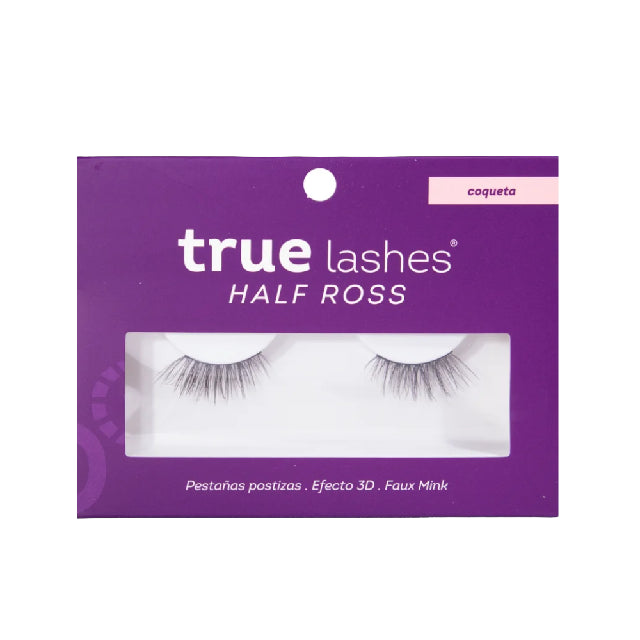 Pestaña True Lashes 3D Half Ross Coqueta