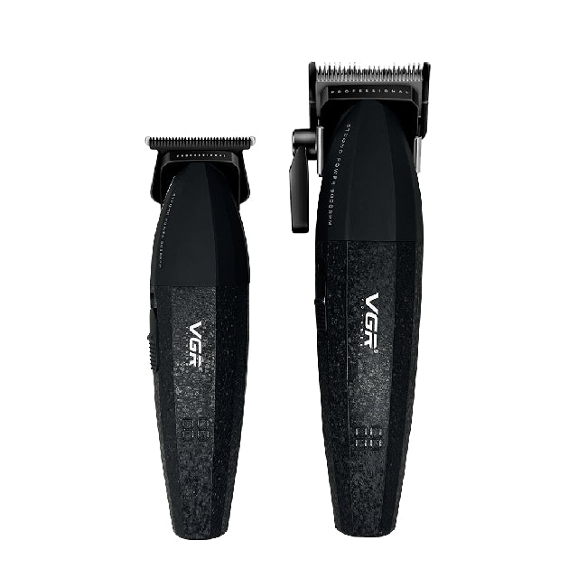 Combo Vgr Negra Clipper Y Trimmer V-640
