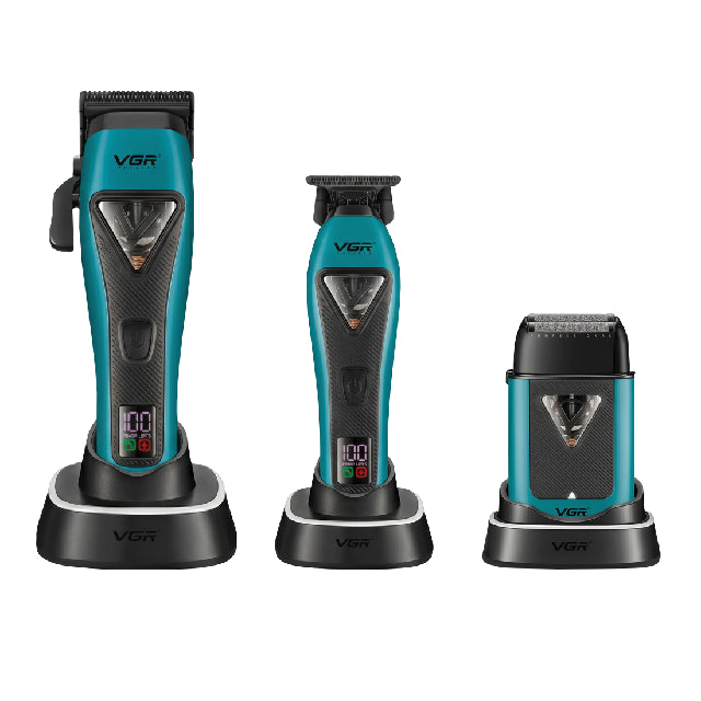 Combo VGR 3x3 Clipper Trimmer y Shaver Vector Motor V-035 S3 Emp 5
