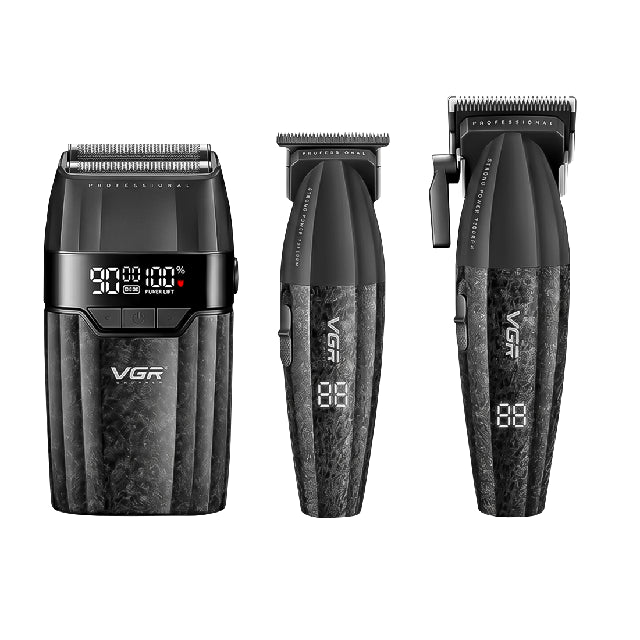 Combo VGR Clipper Trimmer y Shaver Negro V-640 S3
