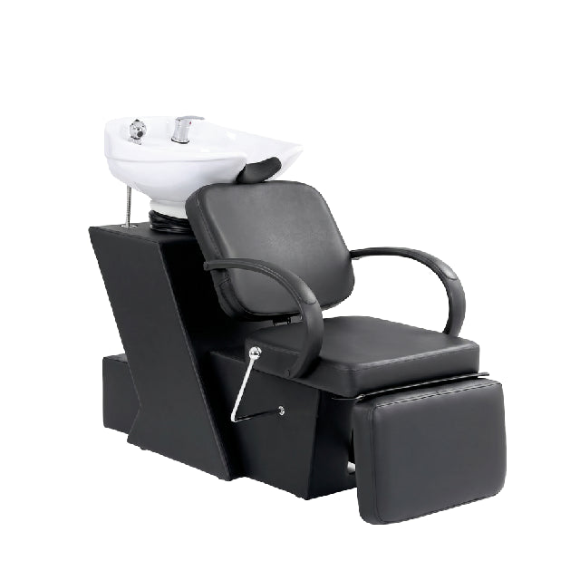Lavabo Murano Negro Tarja Blanca HZ9051