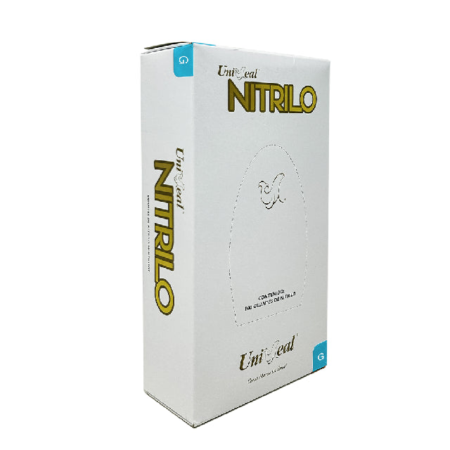 Caja Guante Uniseal Nitrilo Oro Grande 100Pza