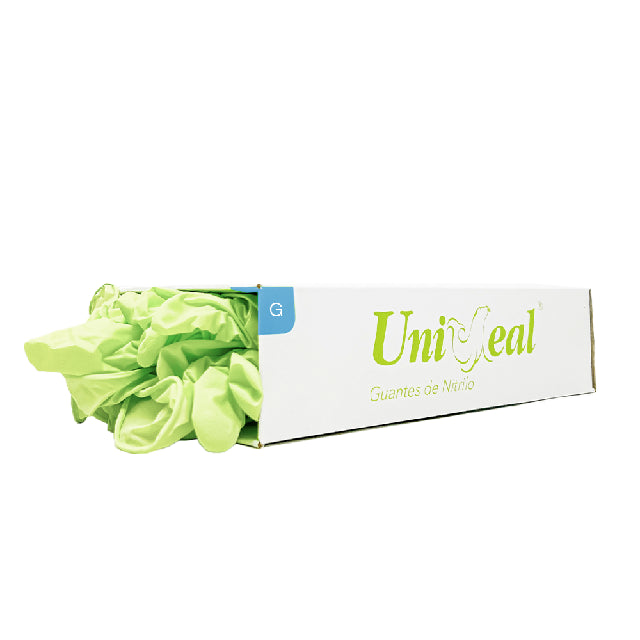 Caja Guante Uniseal Nitrilo Verde Grande 100Pza