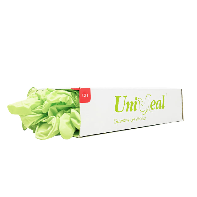Caja Guante Uniseal Nitrilo Verde Chico 100Pza