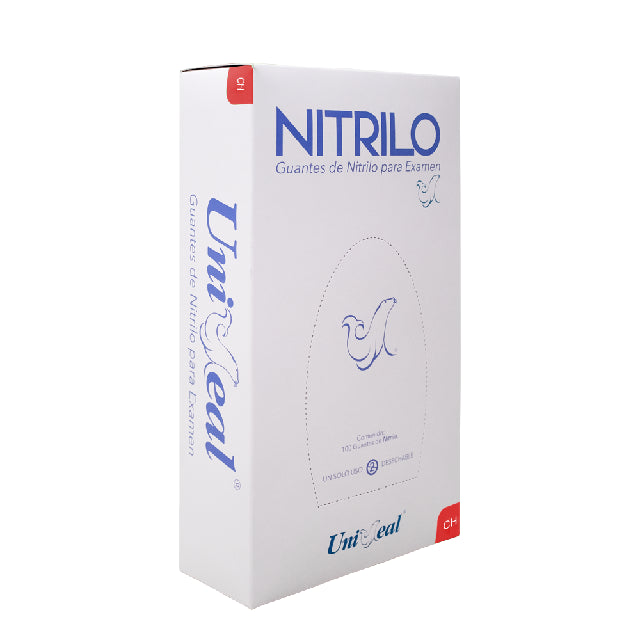 Caja Guante Uniseal Nitrilo Lila Chico 100Pza