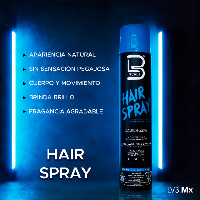 L3VEL3 FREEZE HAIR SPRAY 383GR