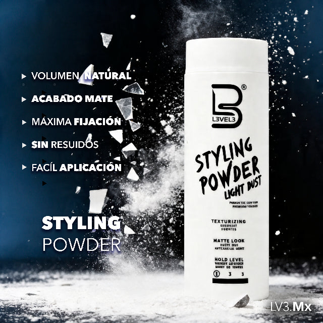 L3VEL3 LIGHT HOLD STYLING POWDER 30GR