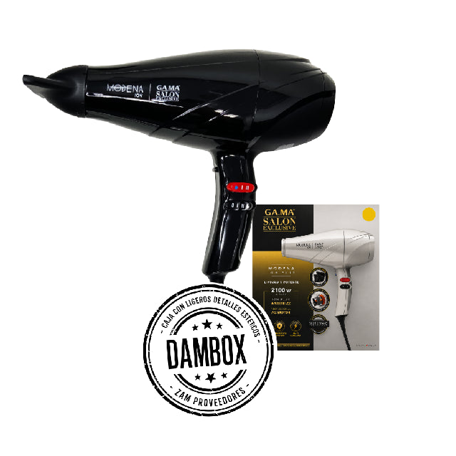 DAMBOX Secadora Gama Modena Negra 2100W