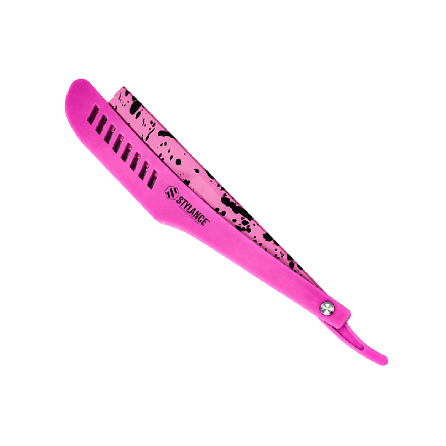 Portanavajas Stylance Riel Plastico Rosa