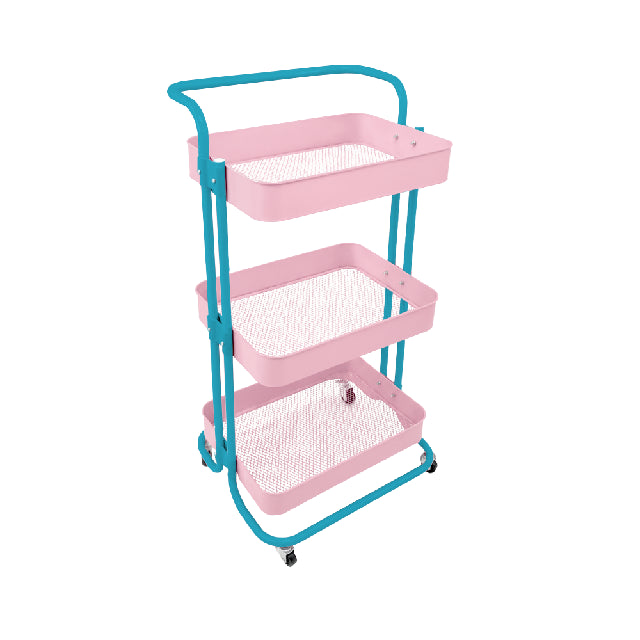 Robot Q Prro 3 Niveles Metal ROSA/AZUL