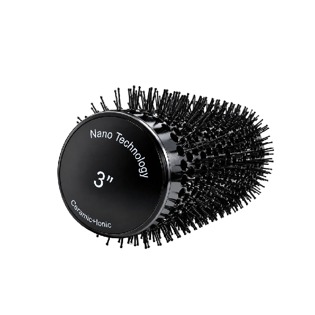 Cepillo Redondo Gm Termico Negro 3" 153Bk Emp 12