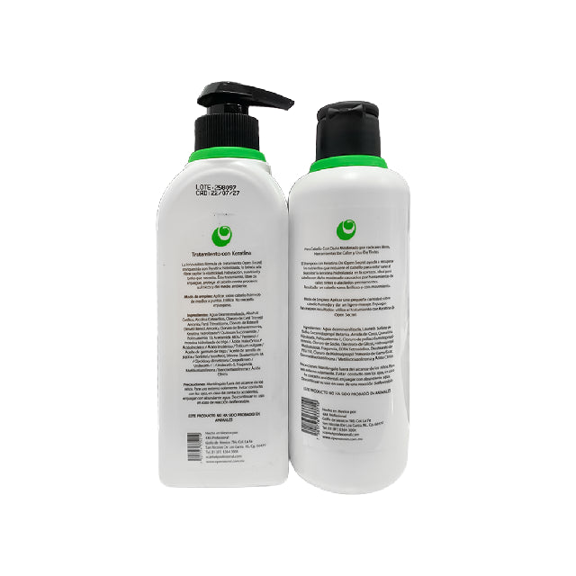 Combo Open Secret Shampoo Y Tratamiento Keratina 300Ml Emp 6
