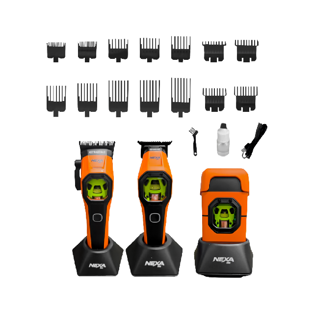 Combo NEXA Clipper Trimmer y Shaver Naranja Emp 12