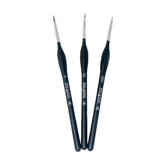 Combo Pinceles Mc Nails Picasso 3Pza Mcppd3