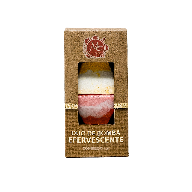 Bomba Mc Nails Spa Mango Y Fresa 2Pza