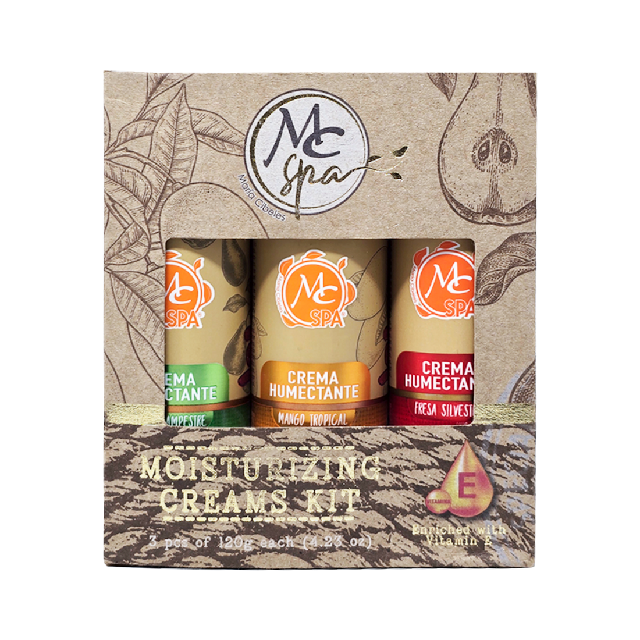 Combo Cremas Mc Nails Spa Humectantes Mango Fresa Pera 3Pza 12G C/U