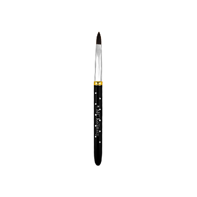 Pincel Mc Nails Kolinsky Black Rock Negro #8