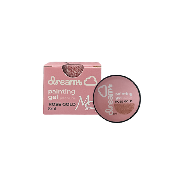 Painting Gel Dreams Platinium Rose Gold 8Ml Mcdpgprg