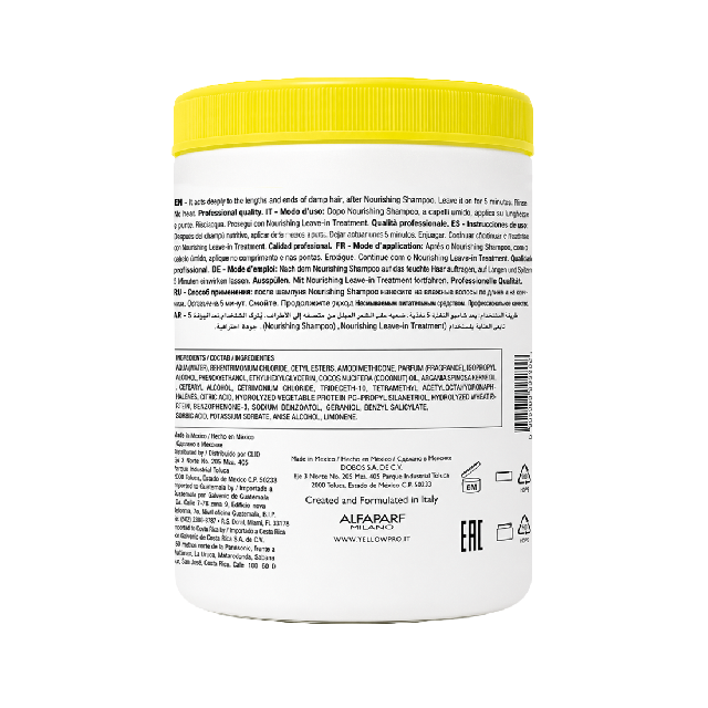 Tratamiento Yellow Tarro Bomba Nutritive Mask 1K