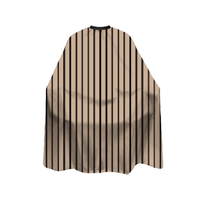 Capa Beauty B Premium Fondo Café Rayas Negras 153937