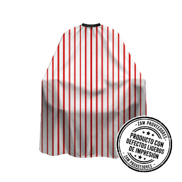 Capa DEFECTO Beauty B Premium Fondo Blanco Rayas Rojas 153993